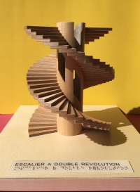 Escalier à double révolution
